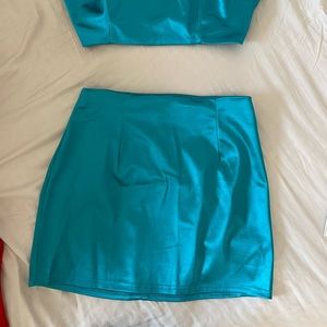 Electric Blue two piece set